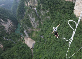 THE WORLD'S HIGHEST BUNGEE JUMP IS HERE