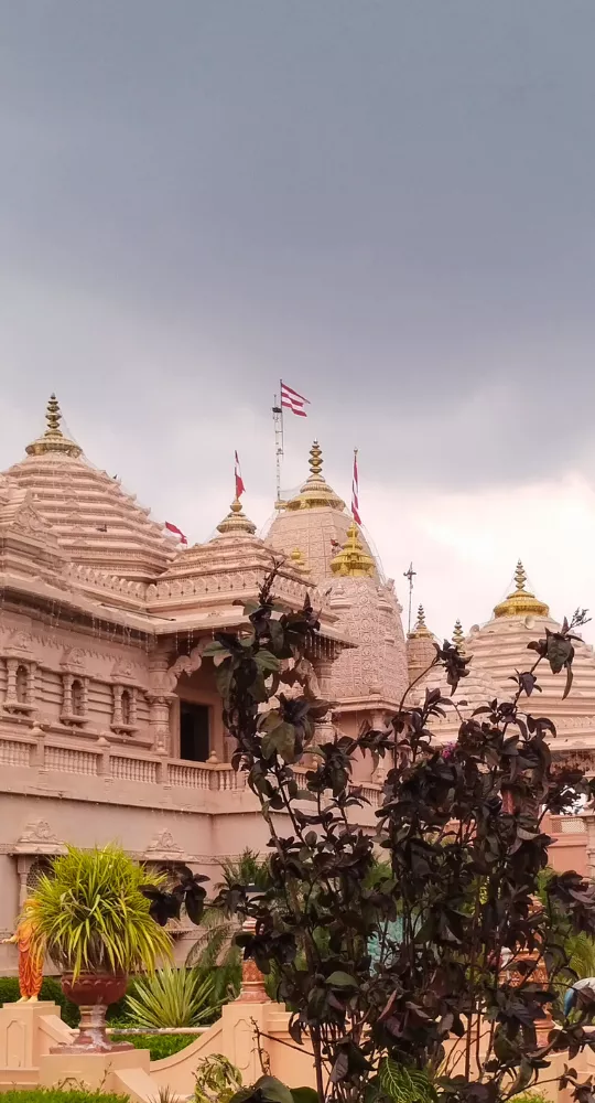 Majestic temple in Ayodhya city