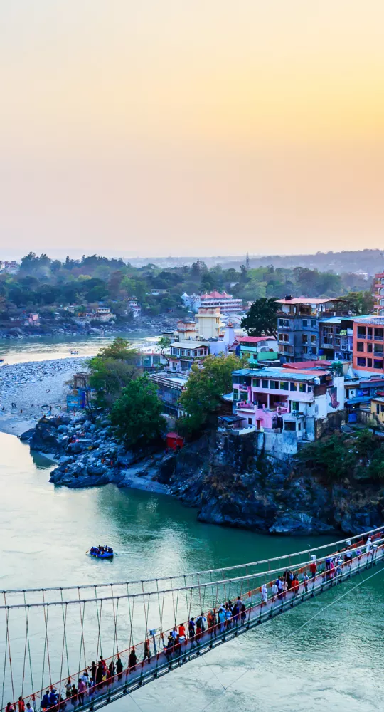 Ganga ghat in Rishikesh