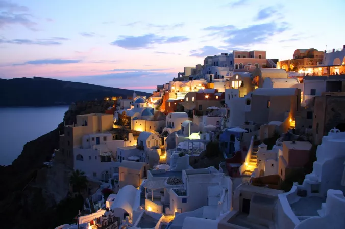 Watch Sunset at Oia