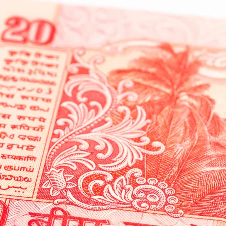 The Andaman and Nicobar Islands are depicted on the 20 rupee note