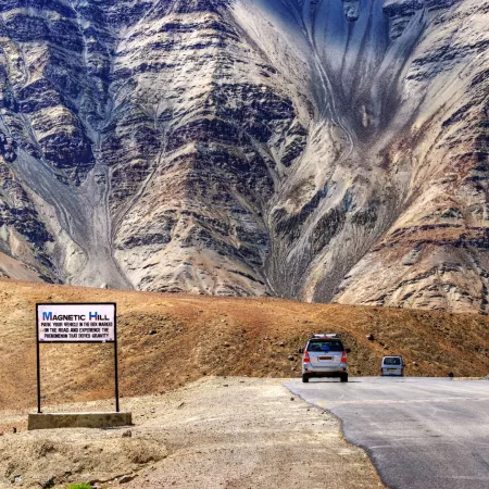 The Magnetic Hill Of Leh, Ladakh