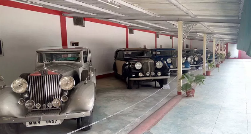 Ride a car at Auto World Vintage Car Museum in Ahmedabad
