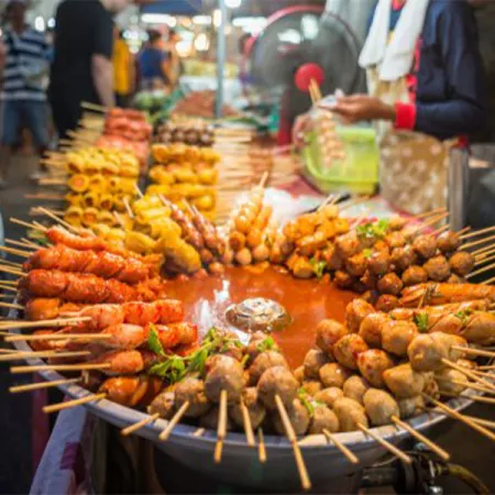 Enjoy a day out at VV Puram Street