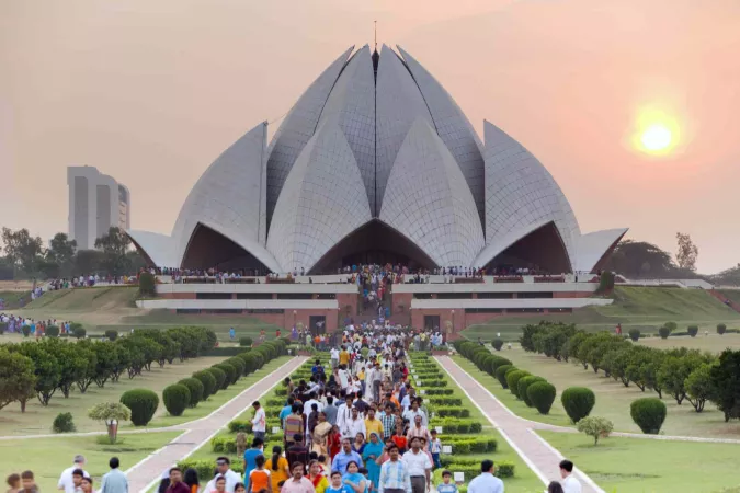 Devote yourself at Lotus Temple
