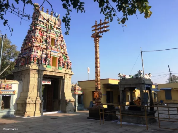 7. Witness the intricate details of the Erode Perundurai Temple