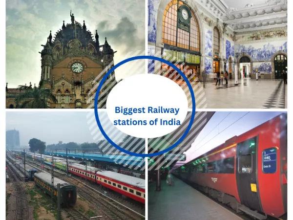 Top 5 biggest railway stations in India - A detail guide