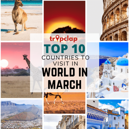 top 10 countries to visit in march