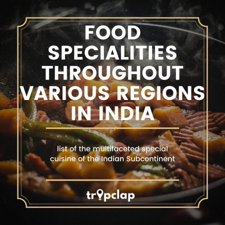 FOOD SPECIALITIES THROUGHOUT VARIOUS REGIONS IN INDIA
