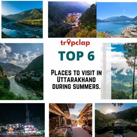Top 6 places to visit in Uttarakhand during summers. 