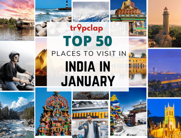 Top 50 Places to visit in India in January in 2023
