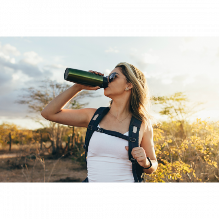 Lots of water bottles